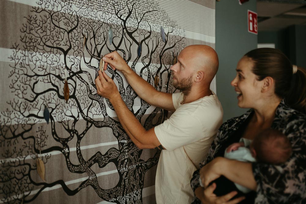 Two new parents at BB Gårda's 'Tree of Life'
