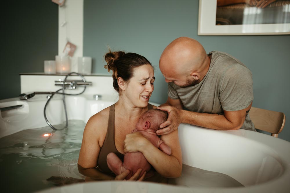Family who gave birth at BB Gårda